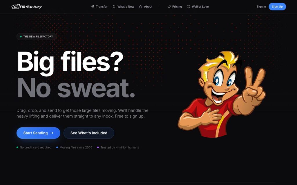 FileFactory Screenshot