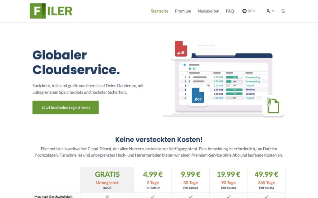 Filer Screenshot