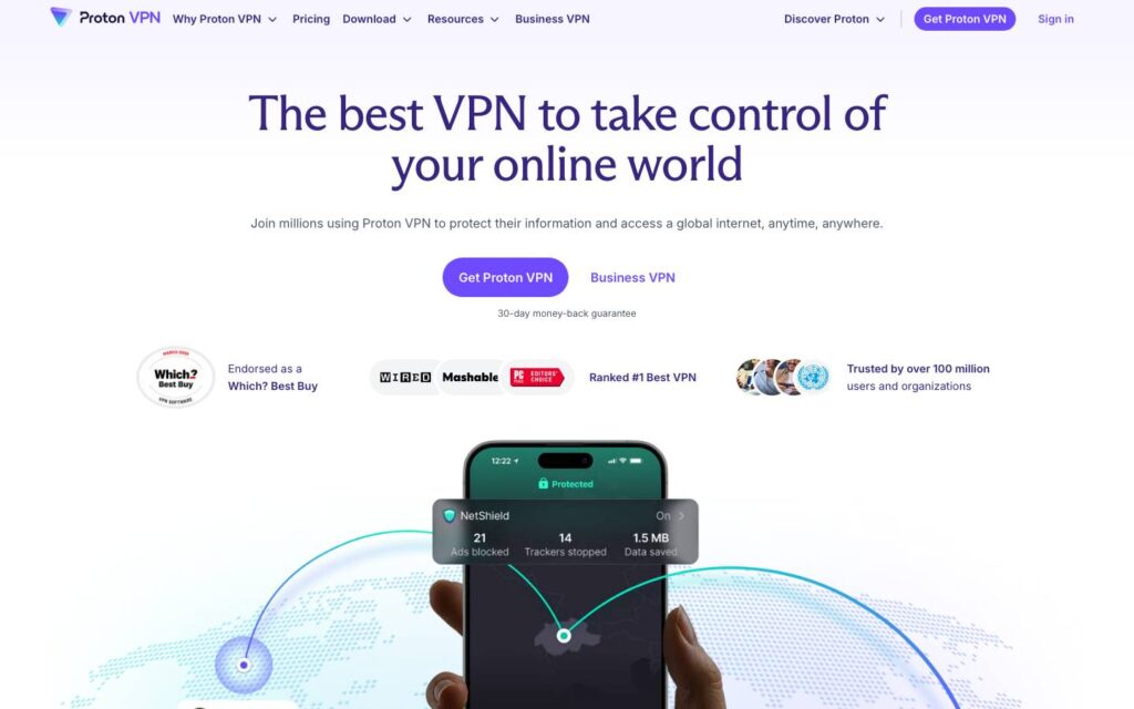 ProtonVPN Screenshot