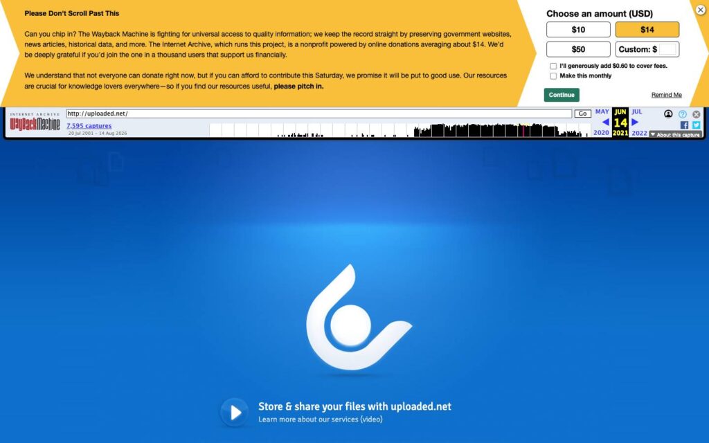 Uploaded.net Screenshot